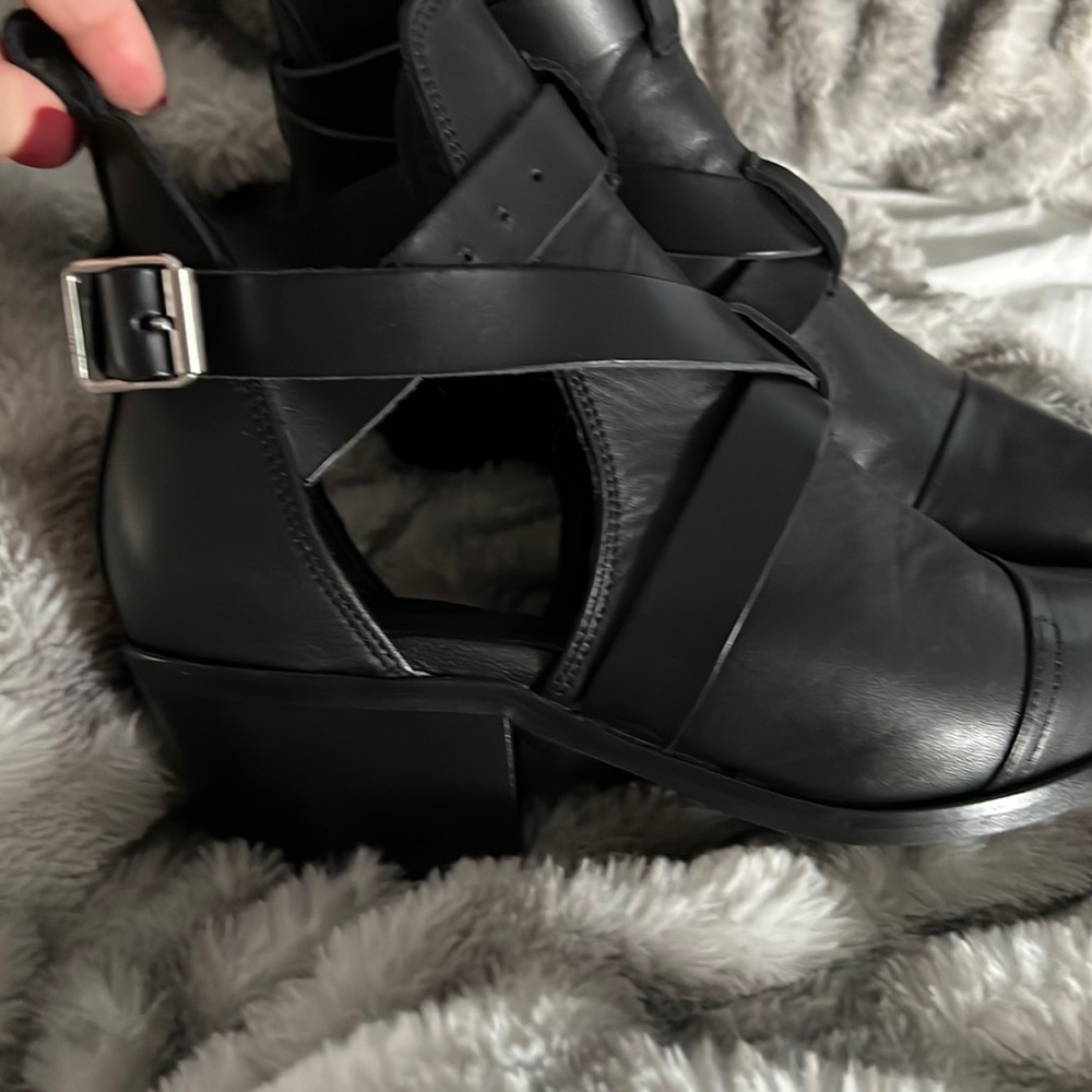 Allsaints black booties